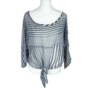 Lucy Love Semi Sheer Swoon Top S